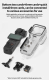 50M Waterproof Diving Case for Pocket 4, Underwater Protective Housing with Cold Shoe Mount, Dual Slot Base & Buoyancy Handle, Anti-Fog Lens for Snorkeling Diving