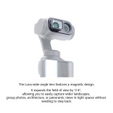 Magnetic Wide Angle Lens Attachment for Luna Ultra/Osmo Pocket 4pro, 110°/114° Horizontal Expanded Field of View Lens Accessory