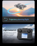 K200MAX Brushless Screen-Controlled Drone, High-Definition Aerial Photography, Optical Flow Positioning, Lighting, Remote-Controlled Aircraft GT3, 4.5-Inch Large Screen Controller