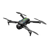 K21MAX Screen-Controlled Drone, Brushless Quadcopter, High-Definition Aerial Photography, LED Running Lights, Remote-Controlled Aircraft (Brushless Motors + Large Screen Controller + Dual-Lens Optical Flow / 1-Battery Version)