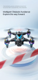 K12Max Screen-Controlled Brushless Obstacle-Avoiding Drone, High-Definition Aerial Photography Quadcopter, Remote-Controlled Aircraft (Large Screen Controller + Lights + Dual-Lens Optical Flow / Single-Battery Version)