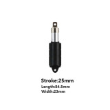 Stainless Steel KT1359-8KG High-Speed Mini Electric Linear Actuator, 12V, with Built-in Limit Switch Protection, Multi-Stroke Lifting Rod—Stroke 10–80 N, Speed: 7 mm/s