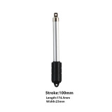 Stainless Steel KT1359-8KG High-Speed Mini Electric Linear Actuator, 12V, with Built-in Limit Switch Protection, Multi-Stroke Lifting Rod—Stroke 10–80 N, Speed: 7 mm/s