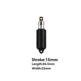 Stainless Steel KT1359-8KG High-Speed Mini Electric Linear Actuator, 12V, with Built-in Limit Switch Protection, Multi-Stroke Lifting Rod—Stroke 10–80 N, Speed: 7 mm/s