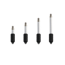 Stainless Steel KT1359-8KG High-Speed Mini Electric Linear Actuator, 12V, with Built-in Limit Switch Protection, Multi-Stroke Lifting Rod—Stroke 10–80 N, Speed: 7 mm/s