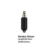 Stainless Steel KT1359-8KG High-Speed Mini Electric Linear Actuator, 12V, with Built-in Limit Switch Protection, Multi-Stroke Lifting Rod—Stroke 10–80 N, Speed: 7 mm/s