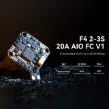 (BETAFPV）F4 2-3S 20A Brushless FC ELRS 2.4G