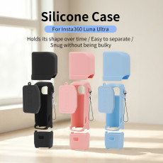 Full-Coverage Silicone Protective Case, Scratch & Drop Resistant Accessory for Luna Ultra with Anti-Loss Lanyard