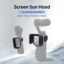 Screen Sunshade for Luna Ultra, Anti-Glare Lens Light Shield Hood Cover for Outdoor Vlog Photograph, Ultra-Lightweight Sun Visor Lens Guard