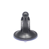 Car Phone Mount Suction Cup Base Replacement, 17mm Ball Joint Phone Holder with Flip-Lock, Wear-Resistant Silicone Dashboard & Windshield Mount Accessory