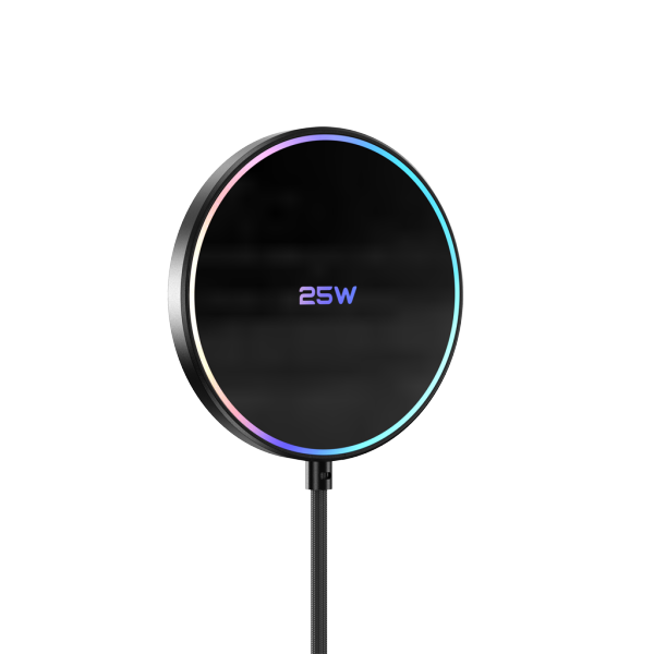 25W Magnetic Wireless Charger for Apple iPhones—Desktop and Car Magnetic Wireless Charger C7E-Single