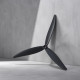 (GEMFAN) 20x10x3 Three-Blade—Black Fiberglass-Reinforced Nylon, 1 pair per package