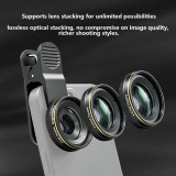 135mm HD Smartphone Macro Lens, 17mm/37mm Diameter External Phone Macro Lens with Aluminum Alloy, Support Lens Stacking for Manicure, Eyelash, Jewelry Photograph