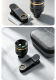 2X Smartphone Telephoto Lens, 240mm Optical Teleconverter with 7‑Layer Anti‑Reflection Coating, Hard Alloy Housing for Concert, Sports, Portrait Photography