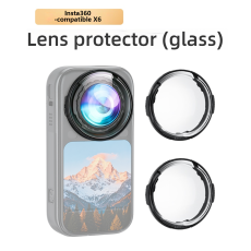 Rotatable Tempered Glass Camera Lens Guard Compatible with X6, 10H Hardness, No Black‑Edge Seam, Twist‑Lock Lens Protector with Auto‑Algorithm Recognition