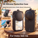 Silicone Protective Case for X6 Camera, Matching Lens Guard& Hand Lanyard, Shockproof Anti-Scratch Camera Cover