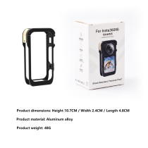 Aluminum Camera Cage for X6, Quick Release Metal Protective Frame with Cold Shoe & 1/4 Inch Thread Interface for Light, Mic