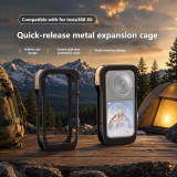 Aluminum Camera Cage for X6, Quick Release Metal Protective Frame with Cold Shoe & 1/4 Inch Thread Interface for Light, Mic