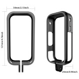 Camera Cage for 360 X6, Magnetic Quick Release Frame with Bottom Contacts, Cold Shoe & Secure Lock Buckle