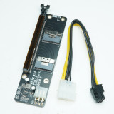 2-Port SlimSAS 8i x2 to PCIe 4.0 x16 Slot Adapter Board, SFF8654 Adapter Card, GEN4, JHHP1B