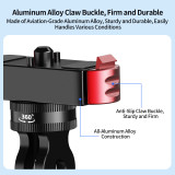 Aluminum Alloy Magnetic Quick-Release Mount Adapter with N52 Strong Magnets, 360° Rotation Camera Base Compatible with MAX 2/Hero 13 for Tripods, Selfie Sticks