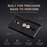 Aluminum Alloy 501PL Quick Release Plate for Ball Heads, Arca-type Swiss Tripod Mount with Dual 1/4” Screws for Models 501, 503, 701HD, VMH055M8-Q5