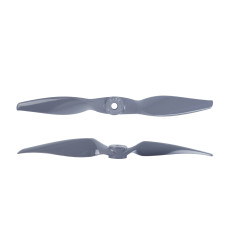 (GEMFAN) 8X9E Two-Blade - Fiberglass-Reinforced Nylon Dark Gray Electric Propeller (Forward Rotation), 2 per pack