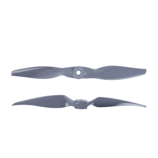 (GEMFAN) 8X9E Two-Blade - Fiberglass-Reinforced Nylon Dark Gray Electric Propeller (Forward Rotation), 2 per pack