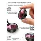 185° Wide Angle Extender/Macro Lens, 4-in-1 Lens Filter Set Compatible with Action 5 Pro/4/3, CPL/Star Filter with Lens Hood