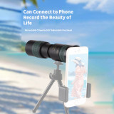 HD Monocular Telescope, Portable Metal Compact Monocular for Bird Watching, Photograph