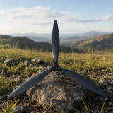 (GEMFAN) F2010/F2210/F2412 Three-Blade - Fiberglass/Nylon Black Folding Propeller - Assembled - 1 Pair/Pack