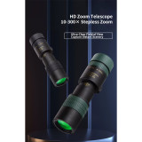 HD Monocular Telescope, Portable Metal Compact Monocular for Bird Watching, Photograph