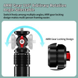 Vacuum Suction Cup Camera Mount, Aluminum Alloy Automatic Air Replenishment Car Windshield DSLR Holder, High-Seal Silicone Base for Phone Clips, Tripods