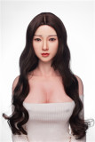 Irontech Doll フルシリコン製ラブドール  152cm A-カップ S6ヘッド Candy 肌色-ナチュラル