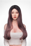 Irontech Doll フルシリコン製ラブドール  161cm D-カップ S1 Miya ヘッド  肌色-ナチュラル