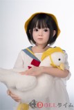 AXBDOLL 新型120CM バスト平ら+シリコンヘッドGB59  TPEボディロリ系ミニドール 等身大TPEラブドール