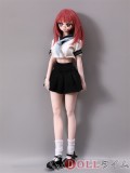 Mini Doll ミニドール セックス可能 60cm普通乳 シリコン  凉子（Ryoko）ヘッド 花嫁 ウェディングドレス 身長選択可能