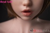 Real Girl 電動オナホール ラブドール マンコの挟吸機能 148cm貧乳 D6ヘッド ボディ選択可 軟質シリコン材質頭部 口開閉機能やリアル口腔が無料付き
