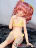 凹凸咪 Aotume Doll 製ラブドール アニメドール 135cm AAカップ 細身タイプ #57 ピンクの髪