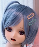 Real Girl Anime #1ヘッド 軟質シリコン製 可愛い 女性ヘッド ラブドールの頭 頭部単品 ヘッド単体 M16ボルト採用 140-170CM身長適用 職人メイク 塗装済み 口開閉機能付き リアルな口腔構造
