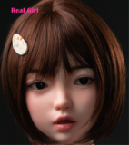 Real Girl 158cm Fカップ  D3ヘッド ダッチワイフ ラブドール ボディ選択可 軟質シリコン材質頭部 口開閉機能やリアル口腔が無料