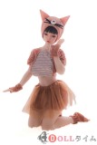 Sanhui Doll 125cm Eカップ シームレス #11ヘッド   フルシリコン製ラブドール お口開閉機能選択可  ピンクの猫コスチューム