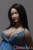 Real Girl 5kg 76cm 晓雨(Xiaoyu)ヘッドセックス可能 超リアルなフィギュア フルシリコン製ラブドール 小型で軽量化で収納しやい 使いやすい  ブルードレス