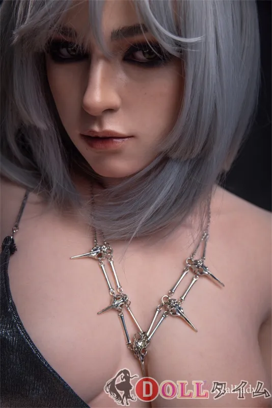 Real Lady 170cm Cカップ S38 ヘッド フルシリコン製ラブドール超リアルメイク付き等身大ドール リアルドール 等身大 ダッチワイフ 白髪