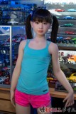 AXB Doll TPE製ラブドール 149cm Aカップ 平ら AGD01掲載画像のボディはリアルメイク付き カラフルな服