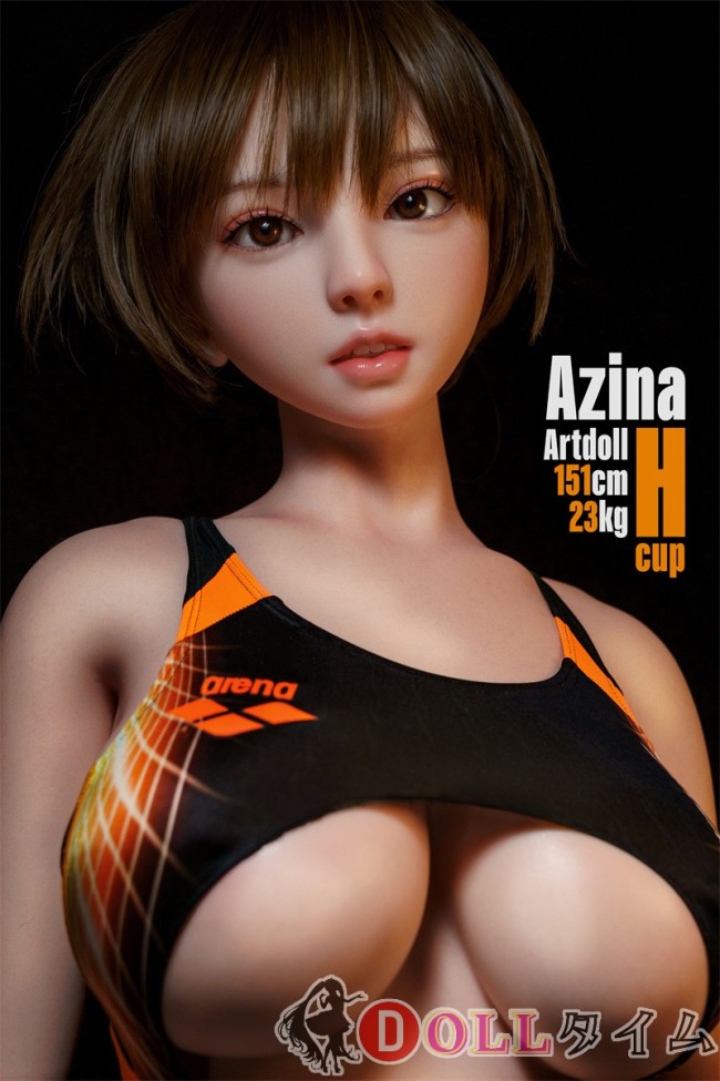 アート技研(Art-doll)  A11 Azina ヘッド23kgの軽量化 151cm Hカップ  フルシリコン製ラブドール M16ジョイント汎用版 ショートヘア