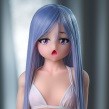 【即納商品】Butterfly Doll  かな（片目閉じ版）ヘッド80 cm Aカップ アニメドール TPE製等身大ラブドール