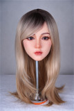 Yearndoll Y224ヘッド ラブドール 最新作 151cm A cup  口開閉機能付き ダッチワイフ シリコン製ヘッド 等身大セックス人形