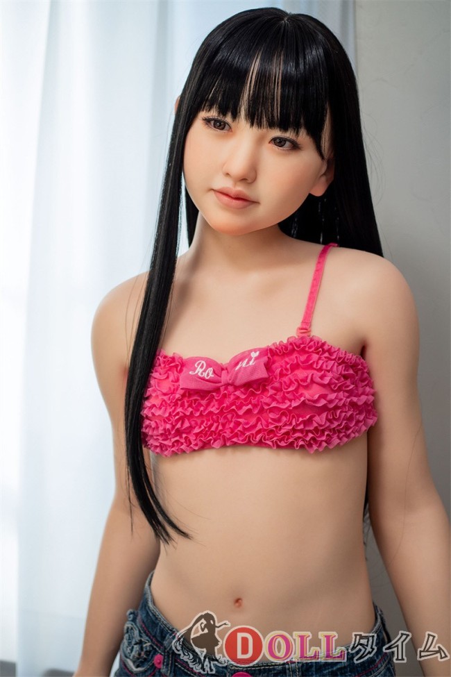 J-CUTE Doll シリコン製ラブドール 149cm Aカップ 平ら AGD08掲載画像のボディはリアルメイク付き サロペット マゼンタのトップス