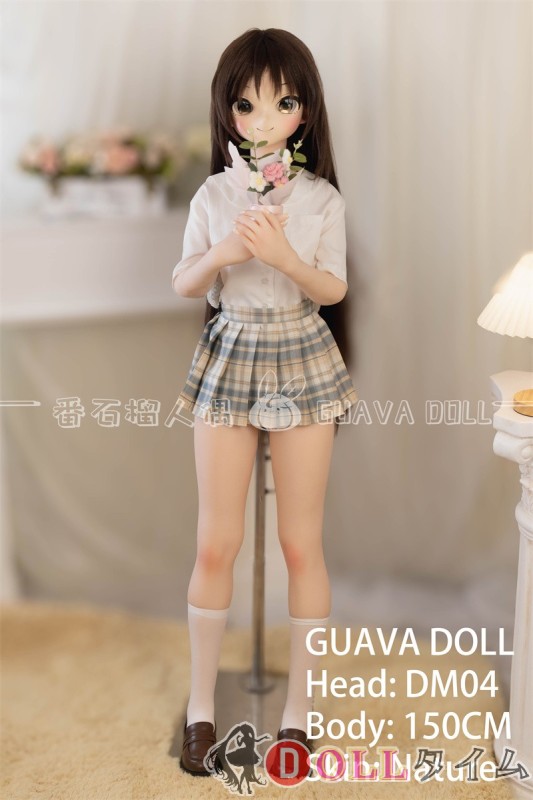 番石榴  Guavadoll（グアバ）150cm Aカップ DM04ヘッド Sビニール（PVC）ヘッド+TPEボディ 1：1 等身大ラブドール ジョイント  COSPLAY 橘ありす